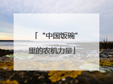 “中国饭碗”里的农机力量