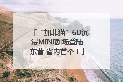 “加菲猫”6D沉浸MINI剧场登陆东营 省内首个！