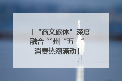 “商文旅体”深度融合 兰州“五一”消费热潮涌动