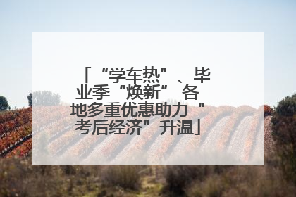 “学车热”、毕业季“焕新” 各地多重优惠助力“考后经济”升温