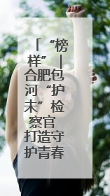 “榜样”｜合肥包河“护未”检察官 打造守护青春成长的永恒灯塔