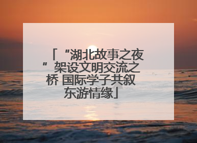 “湖北故事之夜”架设文明交流之桥 国际学子共叙东游情缘