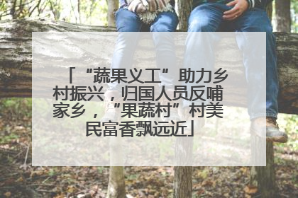 “蔬果义工”助力乡村振兴，归国人员反哺家乡，“果蔬村”村美民富香飘远近