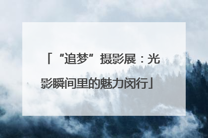 “追梦”摄影展：光影瞬间里的魅力闵行