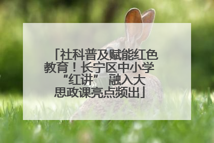 社科普及赋能红色教育！长宁区中小学 “红讲” 融入大思政课亮点频出