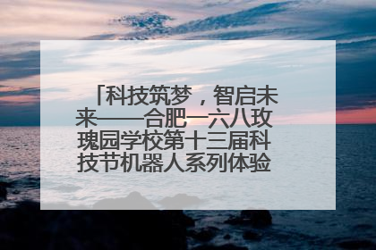 科技筑梦，智启未来——合肥一六八玫瑰园学校第十三届科技节机器人系列体验赛燃动校园
