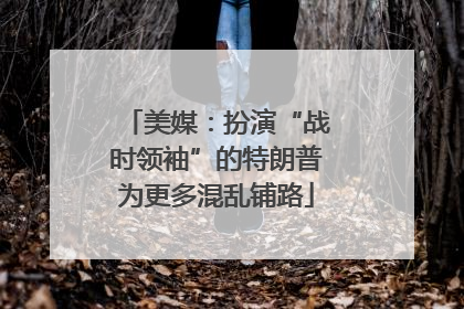 美媒：扮演“战时领袖”的特朗普为更多混乱铺路