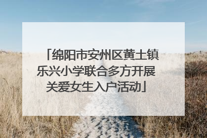 绵阳市安州区黄土镇乐兴小学联合多方开展关爱女生入户活动