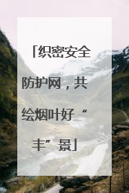 织密安全防护网，共绘烟叶好“丰”景