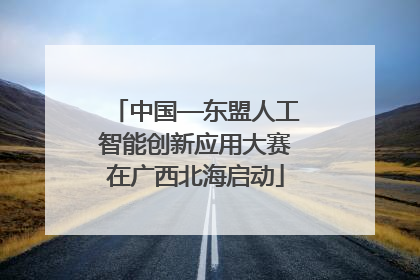 中国—东盟人工智能创新应用大赛在广西北海启动