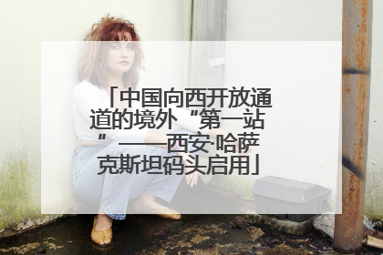 中国向西开放通道的境外“第一站”——西安·哈萨克斯坦码头启用