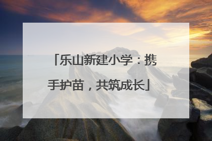 乐山新建小学：携手护苗，共筑成长