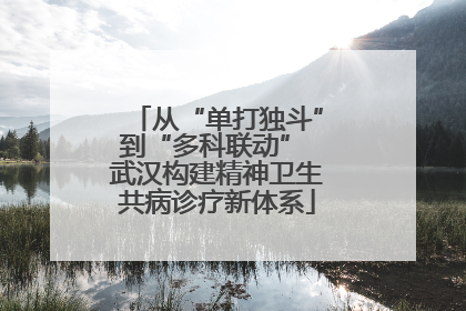 从“单打独斗”到“多科联动” 武汉构建精神卫生共病诊疗新体系