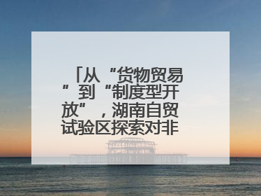 从“货物贸易”到“制度型开放”，湖南自贸试验区探索对非合作新模式