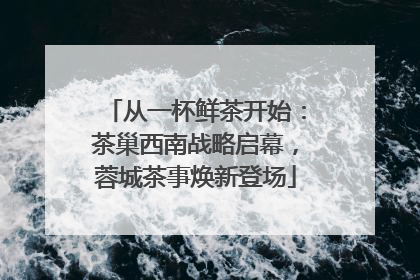 从一杯鲜茶开始：茶巢西南战略启幕，蓉城茶事焕新登场