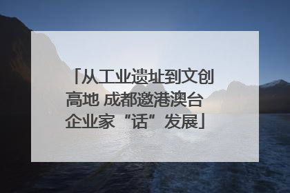 从工业遗址到文创高地 成都邀港澳台企业家“话”发展