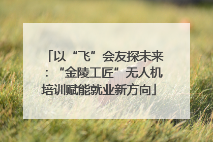 以“飞”会友探未来：“金陵工匠”无人机培训赋能就业新方向