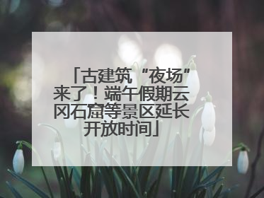 古建筑“夜场”来了！端午假期云冈石窟等景区延长开放时间