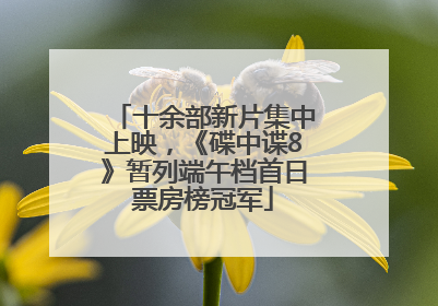 十余部新片集中上映，《碟中谍8》暂列端午档首日票房榜冠军