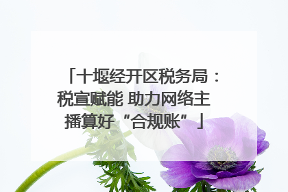 十堰经开区税务局：税宣赋能 助力网络主播算好“合规账”