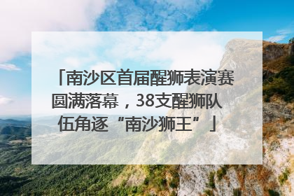 南沙区首届醒狮表演赛圆满落幕，38支醒狮队伍角逐“南沙狮王”
