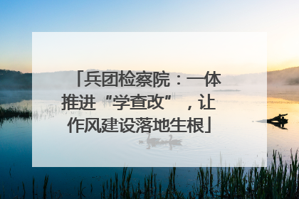 兵团检察院：一体推进“学查改”，让作风建设落地生根