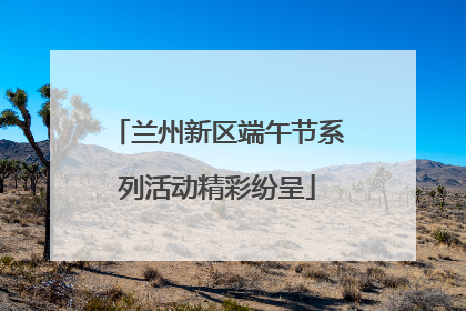 兰州新区端午节系列活动精彩纷呈