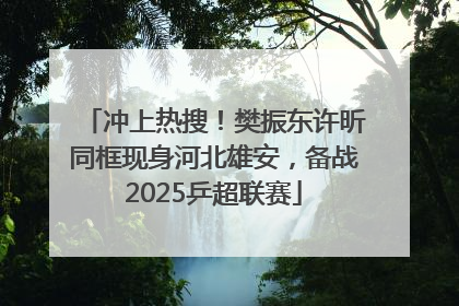 冲上热搜！樊振东许昕同框现身河北雄安，备战2025乒超联赛