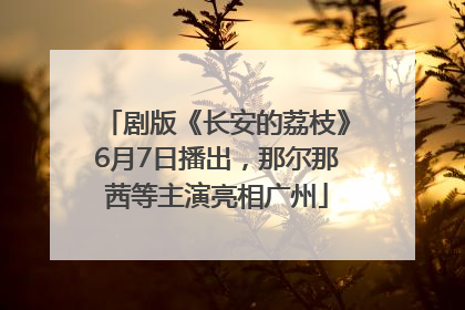 剧版《长安的荔枝》6月7日播出，那尔那茜等主演亮相广州