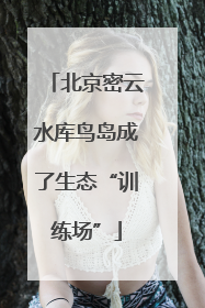 北京密云水库鸟岛成了生态“训练场”
