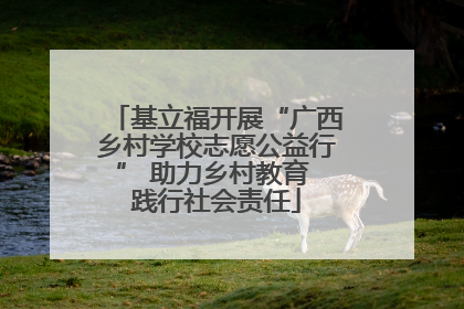 基立福开展“广西乡村学校志愿公益行” 助力乡村教育 践行社会责任
