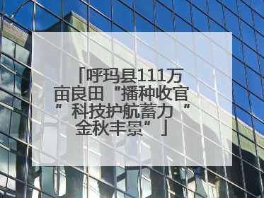 呼玛县111万亩良田“播种收官”科技护航蓄力“金秋丰景”