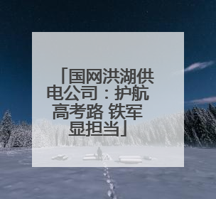 国网洪湖供电公司：护航高考路 铁军显担当