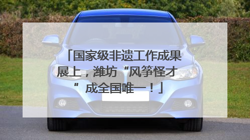国家级非遗工作成果展上，潍坊“风筝怪才”成全国唯一！