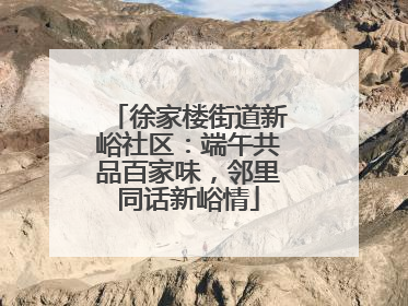 徐家楼街道新峪社区：端午共品百家味，邻里同话新峪情