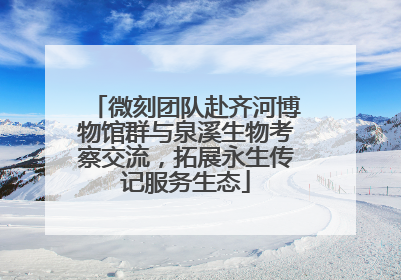 微刻团队赴齐河博物馆群与泉溪生物考察交流，拓展永生传记服务生态