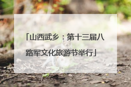 山西武乡：第十三届八路军文化旅游节举行