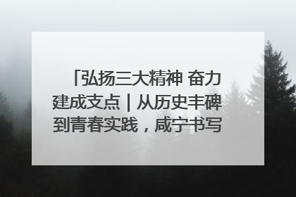 弘扬三大精神 奋力建成支点｜从历史丰碑到青春实践，咸宁书写精神传承新篇章