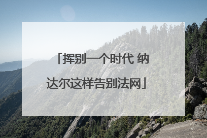 挥别一个时代 纳达尔这样告别法网