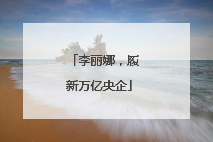 李丽娜，履新万亿央企