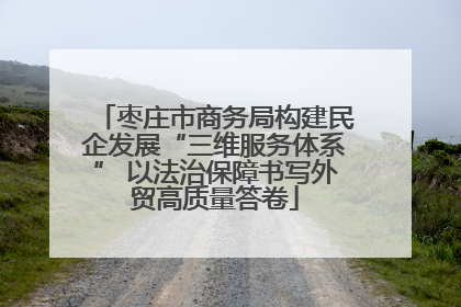 枣庄市商务局构建民企发展“三维服务体系” 以法治保障书写外贸高质量答卷