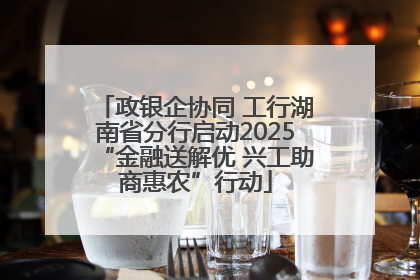 政银企协同 工行湖南省分行启动2025“金融送解优 兴工助商惠农”行动