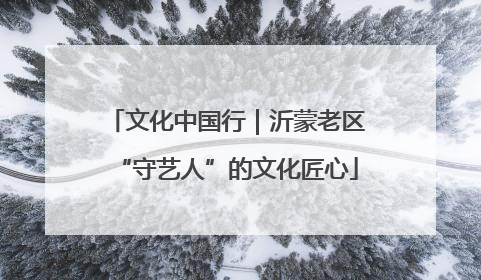 文化中国行｜沂蒙老区“守艺人”的文化匠心