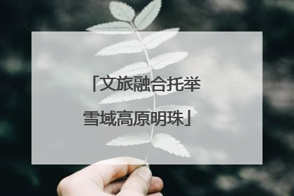 文旅融合托举雪域高原明珠