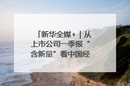 新华全媒+｜从上市公司一季报“含新量”看中国经济发展向“新”