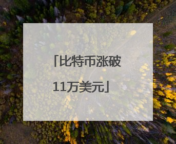 比特币涨破11万美元
