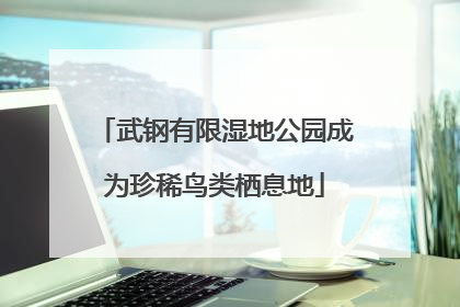 武钢有限湿地公园成为珍稀鸟类栖息地