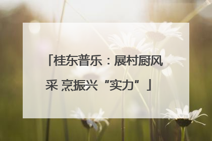 桂东普乐：展村厨风采 烹振兴“实力”