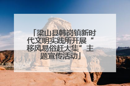 梁山县韩岗镇新时代文明实践所开展“移风易俗赶大集”主题宣传活动