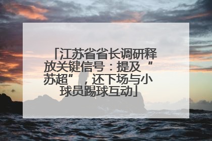 江苏省省长调研释放关键信号：提及“苏超”，还下场与小球员踢球互动